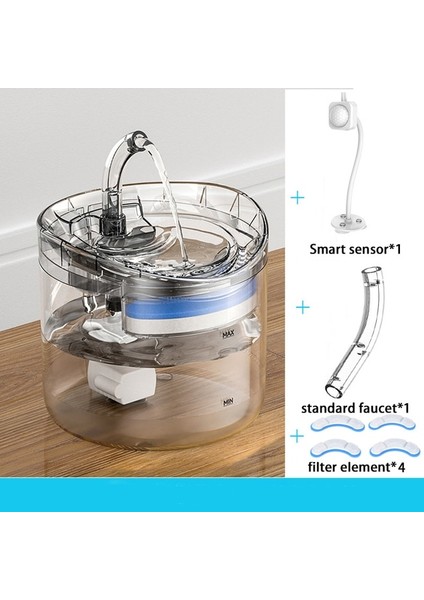 2l Pet Akıllı Su Sebili Filtre Otomatik Indüksiyonlu Su Sebili (Yurt Dışından)