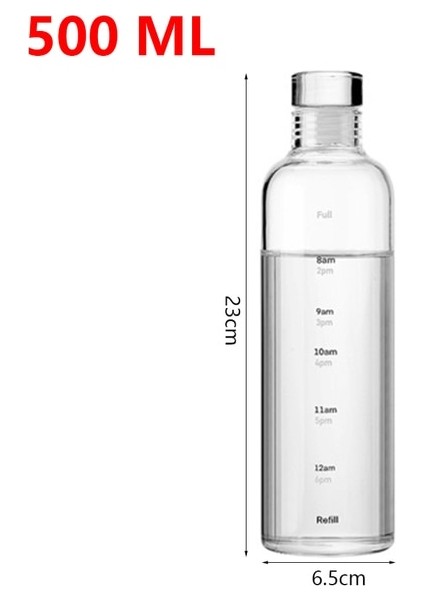 1l Su Şişe Zaman Işaretleyici 32 Oz Motive Edici Sızdırmaz Bpa Buzlu Plastik (Yurt Dışından)