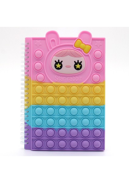 Silikon A5 40 Yaprak Defter Sevimli Karikatür Defter (Yurt Dışından)