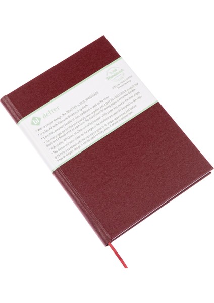 Bi Defter Gitar Nota Defteri (Tab Anahtarlı) 11 Çıtalı El Dikişi, Gerçek Cilt Bezi (A/4)