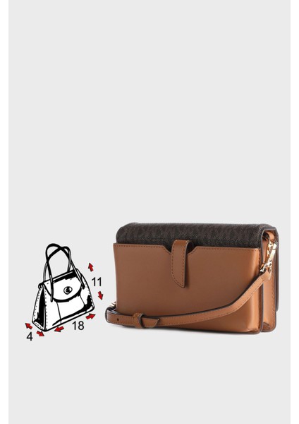 Logolu Ayarlanabilir ve Çıkarılabilir Askılı Jet Set Çanta Bayan Çanta 32S1GT9C2B 252 indirimleri