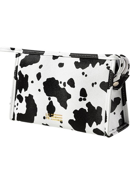 Çok Bölmeli Makyaj Çantası - Siyah/beyaz (Yurt Dışından)