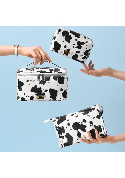 Çok Bölmeli Makyaj Çantası - Siyah/beyaz (Yurt Dışından) fiyatları