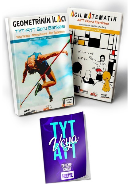 Geometrinin İlacı - AYT Matematik Soru Bankası - Deneme Sınavı Hediye