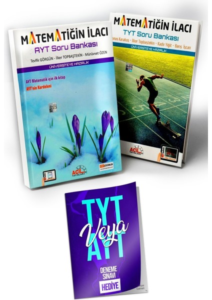 AYT Matematiğin İlacı - TYT Matematiğin İlacı Soru Bankaları - Deneme Sınavı Hediye