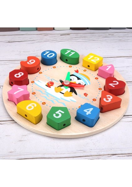 3 Pc Saat Saati Çocuklar Bina Bulma Bulmacası Penguen Saati (Yurt Dışından) fiyatları