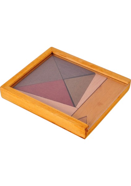 Ahşap Eğitim Oyuncakları Istihbarat Jigsaw Bulmaca Üçgen (Yurt Dışından)