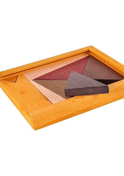 Ahşap Eğitim Oyuncakları Istihbarat Jigsaw Bulmaca Üçgen (Yurt Dışından) modelleri