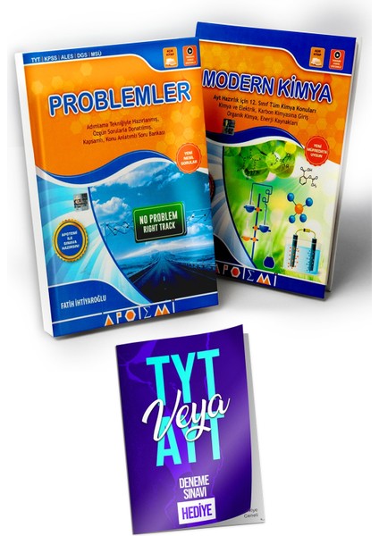 Problemler - Modern Kimya - Deneme Sınavı