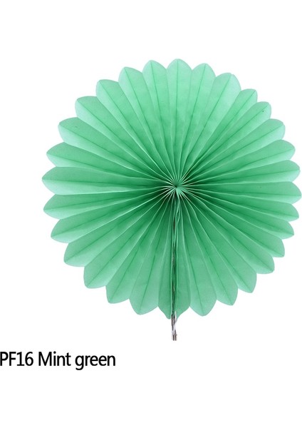 5 Adet 20 cm. Doku Kağıt Dekor - Yeşil (Yurt Dışından)