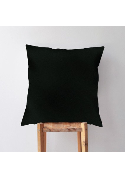 Uncolorued Desen Baskılı Içi Dolgulu Kırlent UNC05 45X45 cm - Siyah