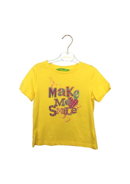 Make Me Smile Sarı T-Shirt