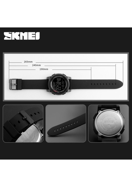 Erkek Chrono Su Geçirmez Dijital Saat (Yurt Dışından) fırsatları