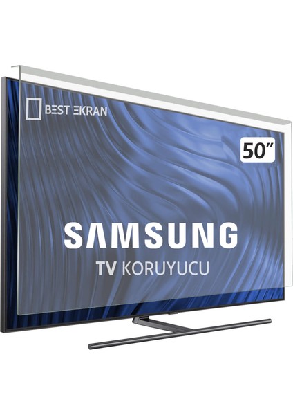 Best Ekran Samsung 50" 125 Ekran Tv Ekran Koruyucu 4K-8K OLED QLED Crystal Neo Smart Uhd Full HD uyumlu