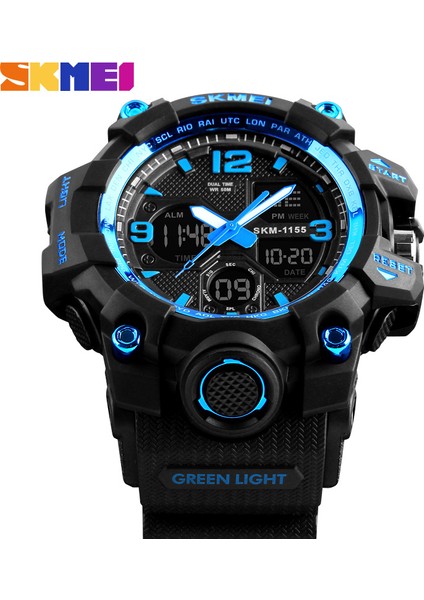 Erkek Spor Kuvars Dijital LED Suya Dayanıklı Askeri Saat (Yurt Dışından) fiyatları