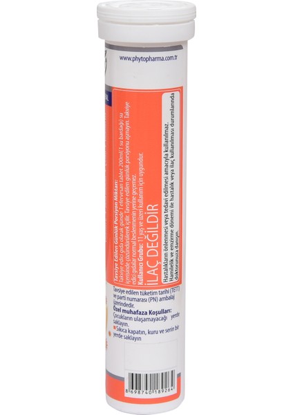Wintech C + Beta Glukan + Vitamin C + Çinko + Vitamin D3 - 30 Efervesan Tablet