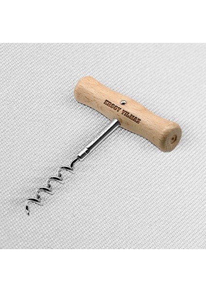 Kişiye Özel Isimli Fackelmann Ahşap Saplı Tirbuşon