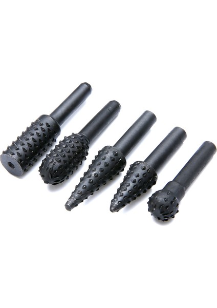 Hss 5 Adet 1-4' 6mm Shank Matkap Ucu Set Ağaç Oyma Törpü Işle Yüksek Hızlı Matkap Uçl