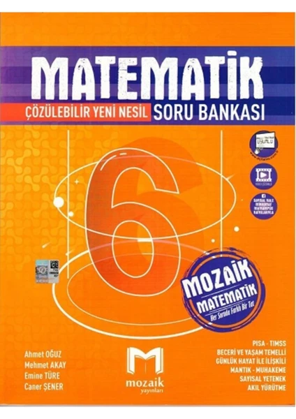 Mozaik Yayınları 6.Sınıf Soru Bankası Matematik - 2022