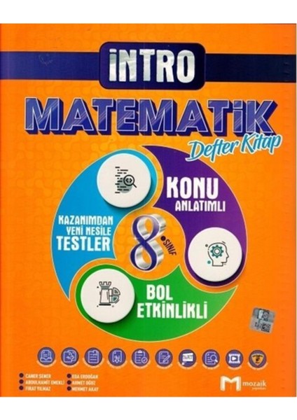 8.Sınıf Intro Defter Matematik - 2022