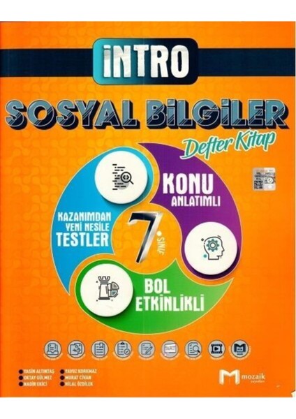 7.Sınıf Intro Defter Sosyal Bilgiler - 2022