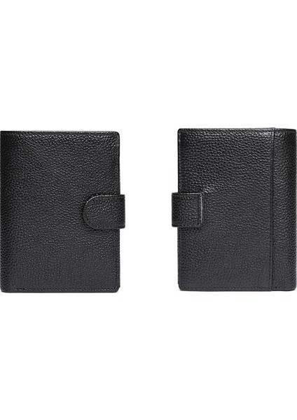 Erkek Siyah Mekanizmalı Nakit Para Bölmeli Çıtlı Deri Cüzdan Kartlık (Yurt Dışından) fırsatları