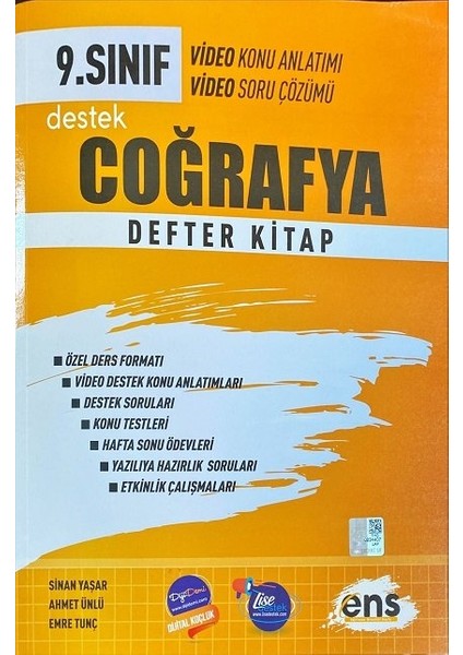 9. Sınıf Coğrafya Destek Deteri 2023