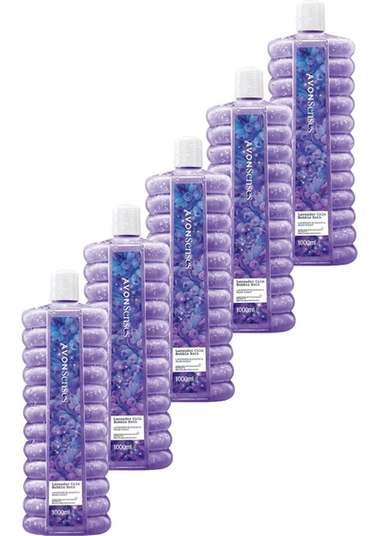 Senses Lavender Calm Lavanta Kokulu Banyo Köpüğü 1 Lt. Beşli Set