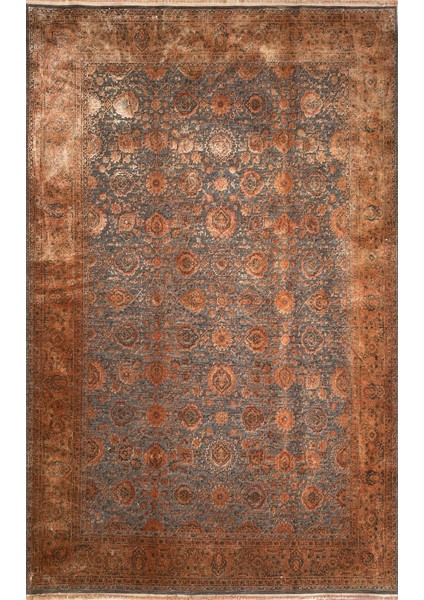 Lahor LHR01 Terra Özel Boyama Işlemi Ile Üretilen Modern ve Şık 100 Tarak Ipek Halı