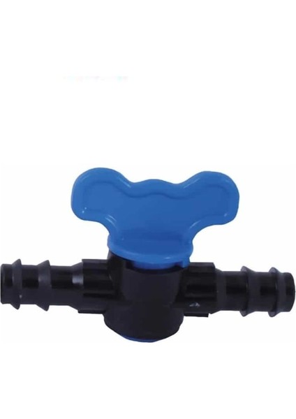 Karbonplast Damlama Sulama Küresel Mini Vana 10 Adet - Mini Ball Valve 10 Pcs (Vana 16 x 16 Mm)
