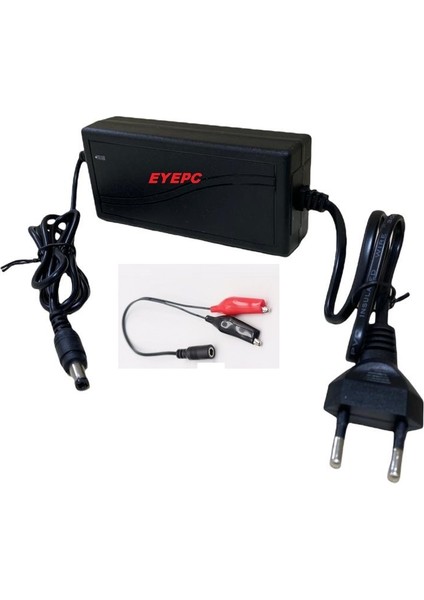 12 Volt Çocuk Oyuncak Akülü Araba Uyumlu - 13.8 Volt Akü Şarj Cihazı Şarj Aleti Adaptör