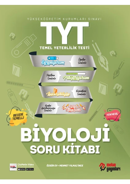 Metin Yayınları TYT Biyoloji Soru Bankası