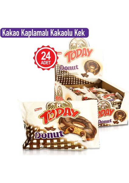 Today Donut Kek Kakaolu 35 gr 24'lü