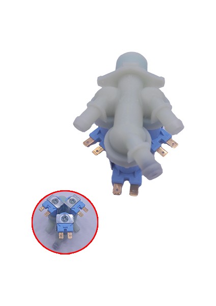 Üçlü Ventil 180° Geçmeli 2005680400 10.5mm