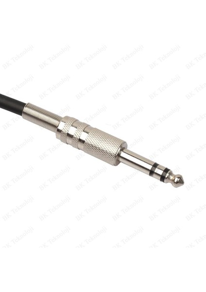 Xlr 3-Pin Dişi 6.35MM Stereo Fiş Korumalı Mikrofon Ses KABLOSU-30CM fırsatları