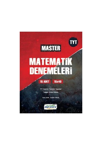TYT Master 15 Matematik Denemeleri