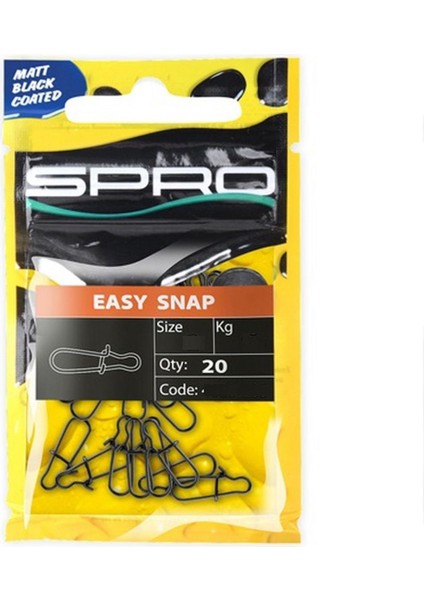 MB Easy Snap Klips No:0 18LB 8kg