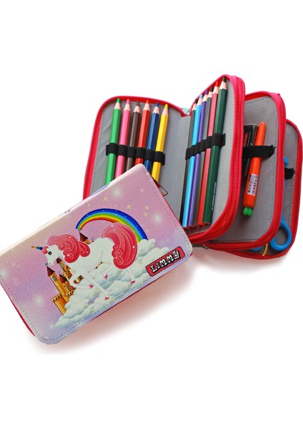 32 Kalem Alabilen Kalemlik Flamingo Desenli modelleri