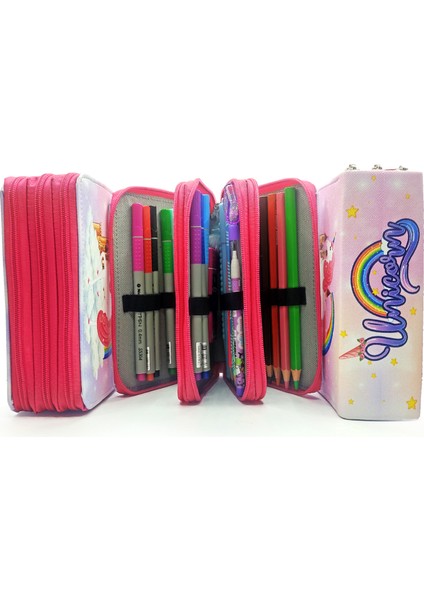 32 Kalem Alabilen Kalemlik Flamingo Desenli indirimleri