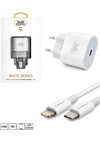Yeni Nesil Iphone Şarj Aleti 18W Pd Type-C To Lightning Şarj Aleti - SG46