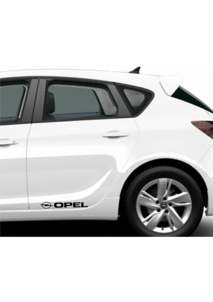 Opel Yan Kapı Çıta Altı Düz Yazısı Logo