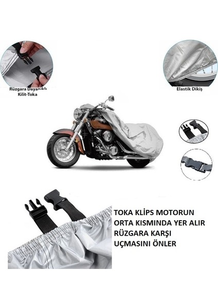 Honda NSS250 Forza 250 Motosiklet Brandası Topcase Arka Çanta Uyumlu Branda Örtü