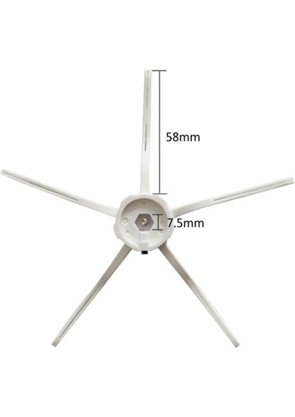 Roborock S6 Maxv Uyumlu 2'li Yan Fırça