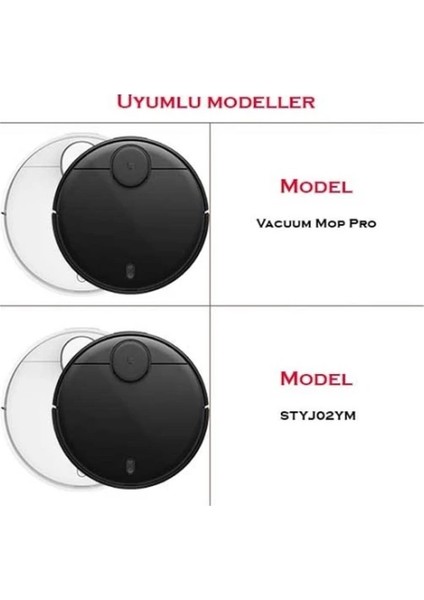 Xiaomi Vacuum Mop Pro Uyumlu 7 Parça Filtre Fırça Mop Seti