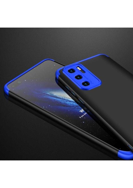 Huawei P40 Pro Kılıf Ays 3 Parçalı Önü Açık Sert Rubber Koruma Bronz