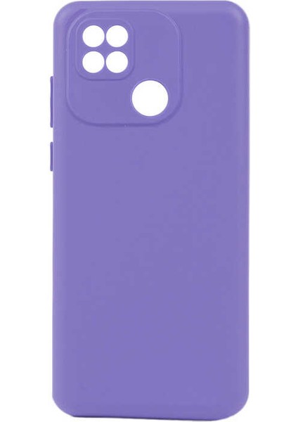 Xiaomi Poco C40 Kılıf Mat Lüx Kamera Korumalı Premier Mat Silikon+Nano Lila
