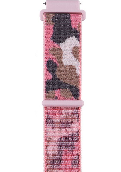 Case 4u C1 Kordon Cırtcırt Asker Desenli Kumaş Ayarlanabilir Açık Pembe
