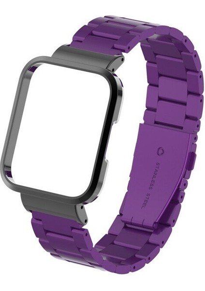 Xiaomi Redmi Watch 2 Lite Kordon Metal Sıralı Krd 60 Mor