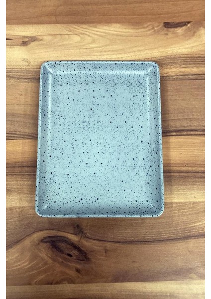 18X13 cm Dikdörtgen Servis-Pasta-Kahvaltı ve Sunum Tabağı 2 Li