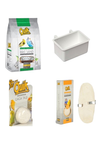 Kalamar Kemiği + Kuş Kumu + Kumluk + Gaga Taşı
